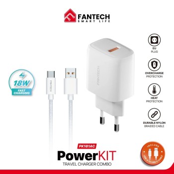 FANTECH PK181AC PowerKIT Fast Charging Adapter Combo