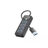 ORICO PW4U 4 PORT 3.0 USB HUB (BLACK)