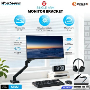FANTECH MBS1 Solo-Arm Monitor Bracket