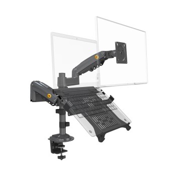 North Bayou H-180-FP Desk Mount Laptop & Monitor Stand