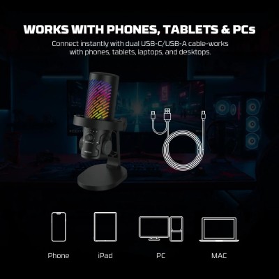 FANTECH MCX04 LEVIOSA AURA Gaming Microphone
