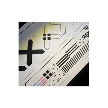 Blisspads BP04 Print Stream White Gaming Mouse Pad