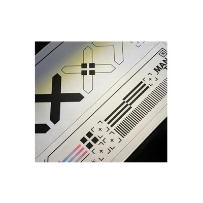 Blisspads BP04 Print Stream White Gaming Mouse Pad