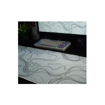 Blisspads BP06 Topography White Gaming Mouse Pad