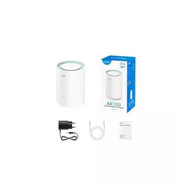 Cudy M1500 1-Pack AX1500 Dual Band Wi-Fi 6 Mesh System Router