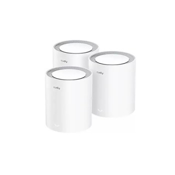 Cudy M3000 2.0 3-Pack AX3000 2.5G Dual Band Wi-Fi 6 Mesh Router (White)