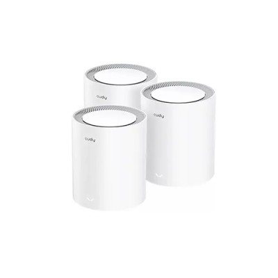 Cudy M3000 2.0 3-Pack AX3000 2.5G Dual Band Wi-Fi 6 Mesh Router (White)