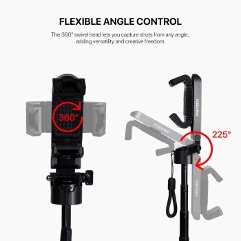 FANTECH SS141 Selfie Stick Tripod With Remote Shutter Stability