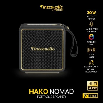 FANTECH FBS1 FINECOUSTIC HOKO NOMAD Portable Bluetooth Speaker