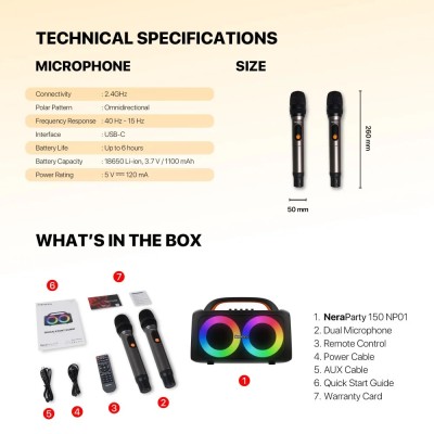 FANTECH NP01 NeraParty Portable Speaker