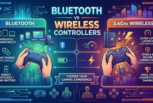 Bluetooth vs Wireless Controllers: Which Is Better? 