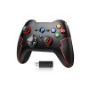 EasySMX 9013 PRO Tri-Mode Wireless Gamepad with Hall Trigger (Black-Red)