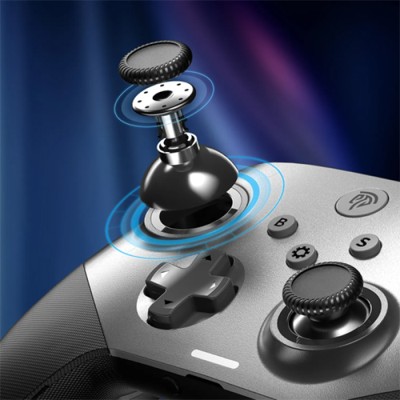 EasySMX X10 Mechanical Buttons Tri-Mode Wireless Gaming Controller (Purple)