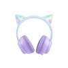 Onikuma B90 RGB Cat Ear Bluetooth Gaming Headphone (Purple)
