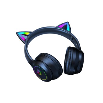 Onikuma B90 RGB Cat Ear Bluetooth Gaming Headphone (Black)