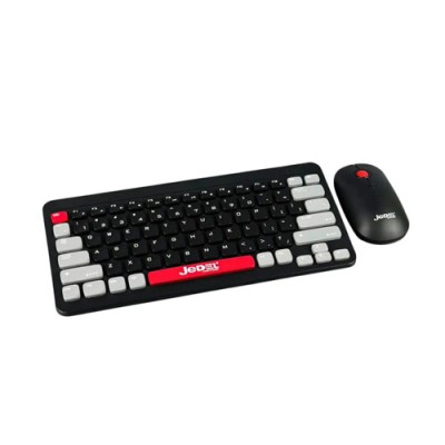 jedel WS681B BT Mini Stylish Gaming Wireless Keyboard Mouse Combo