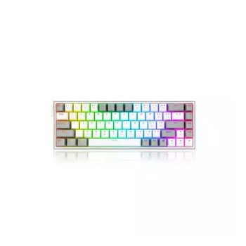 Redragon K631 Castor Gaming Keyboard (White-Gray)