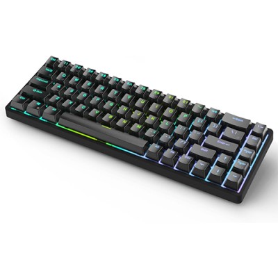 ROYAL KLUDGE RK G68 Dual Mode Mechanical Keyboard-Black