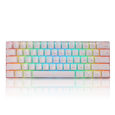 ROYAL KLUDGE RK61 Wireless Mechanical Keyboard– WHITE