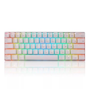 ROYAL KLUDGE RK61 Dual Mode Mechanical Keyboard – WHITE