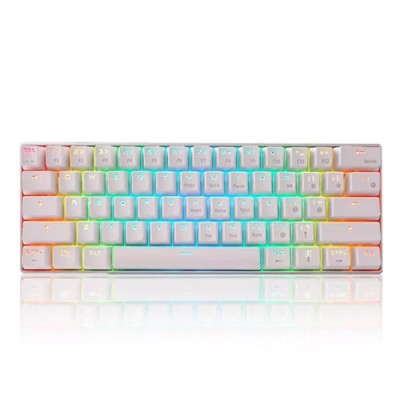 ROYAL KLUDGE RK61 Dual Mode Mechanical Keyboard – WHITE