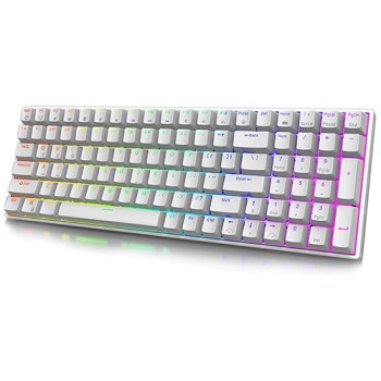 Royal Kludge RK100 Gaming Keyboard – WHITE