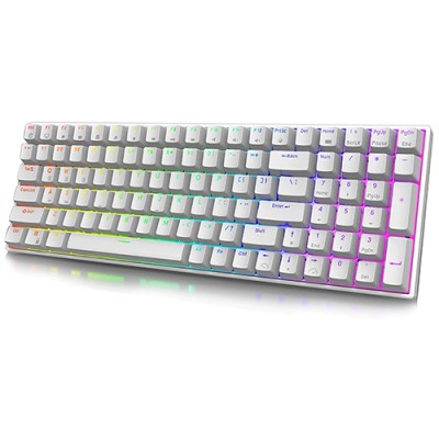 Royal Kludge RK100 Gaming Keyboard – WHITE