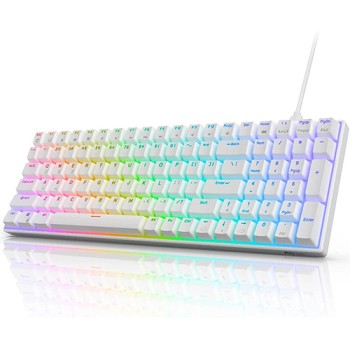 Royal Kludge RK100 Gaming Keyboard – WHITE