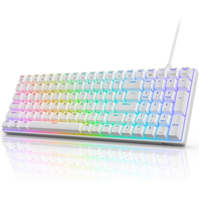 Royal Kludge RK100 Gaming Keyboard – WHITE