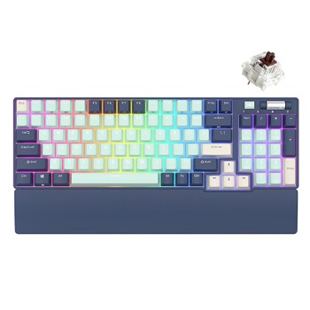Royal Kludge RK96 Keyboard | Forest Blue