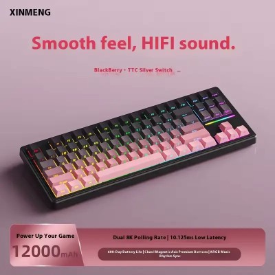 Xinmeng S87 Pro Dual HE Tri-Mode Mechanical Keyboard