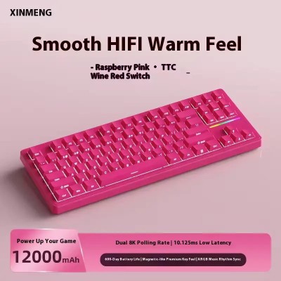 Xinmeng S87 Pro Dual HE Tri-Mode Mechanical Keyboard