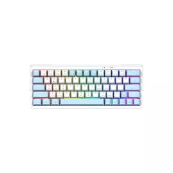 Fantech ATOM X63 MK611 Taro Switch Mechanical Keyboard (White)
