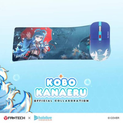 FANTECH x Hololive Deskmat MP905 & WG9 Gaming Mouse Combo
